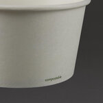 Bol à soupe ou glace compostable 340 ml - vegware - lot de 500 - carton