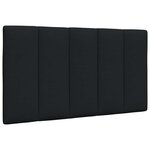 vidaXL Cadre de lit sans matelas noir 80x200 cm tissu