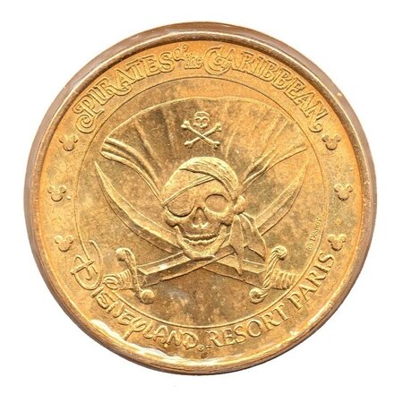 Mini médaille monnaie de paris 2009 - pirates des caraïbes
