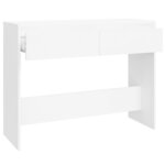 vidaXL Table console Blanc 100x35x76 5 cm Aggloméré