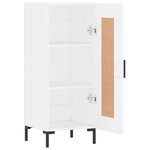 vidaXL Buffet blanc 34 5x34x90 cm bois d'ingénierie