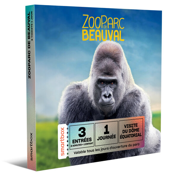 SMARTBOX - Coffret Cadeau Une journée en famille au ZooParc de Beauval en 2025 pour 2 adultes et 1 enfant -  Multi-thèmes
