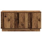 vidaXL Meuble TV avec LED Bois Ancien 100 x 38 x 49 cm