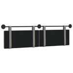 vidaXL Tête de lit suspendue Taupe Tissu