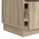 vidaXL Meuble TV Chêne Sonoma 102 x 34 5 x 47 cm Bois d'ingénierie