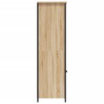 vidaXL Buffet haut chêne sonoma 62x36x121 5 cm bois d'ingénierie
