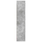 vidaXL Cabinet de Salle de Bain Mural Gris béton 33 x 34 5 x 160 cm