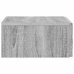 vidaXL Table d'appoint murale 87 5 x 34 5 x 17 cm Bois d'ingénierie