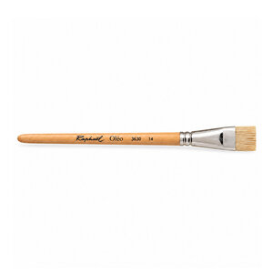Brosse plate courte pour peinture à l'huile Raphaël Oléo 3630 n°14