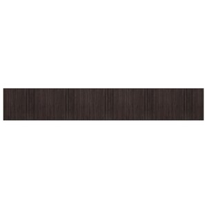 vidaXL Tapis rectangulaire marron foncé 80x1000 cm bambou