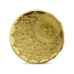 Année du lapin - monnaie de 50€ 1/4 oz or - qualité be millésime 2023