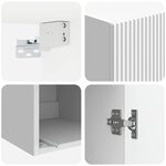 vidaXL Armoire Murale 33 x 34 5 x 90 cm Bois d'ingénierie
