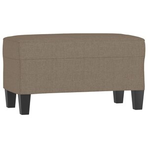 vidaXL Banc Taupe 70x35x41 cm Tissu
