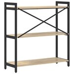 vidaXL Étagère Chêne Sonoma 80 x 30 x 85 cm Bois d'ingénierie