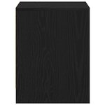 vidaXL Cabinet de chevet 2 Pièces Chêne noir 45 x 34 x 44.5 cm