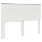 vidaXL Cadre de lit Blanc 140 x 190 cm Bois de pin massif