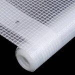 vidaXL Bâches Leno 2 Pièces 260 g/m² 3x4 m Blanc