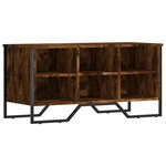 vidaXL Armoire à chaussures chêne fumé 90x38x45 5 cm bois d'ingénierie