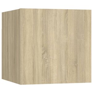 vidaXL Table de chevet Chêne sonoma 30 5x30x30 cm Bois d'ingénierie