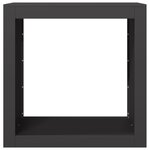 vidaXL Portant de bois de chauffage noir 60x40x60 cm acier