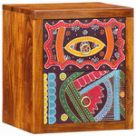 vidaXL Cabinet de chevet avec tiroir 2 Pièces Marron 35 x 30 x 40 cm
