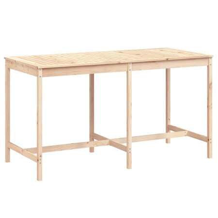 vidaXL Table de jardin 203 5x90x110 cm bois massif de pin