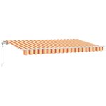 vidaXL Auvent Rétractable Multicolore 400 x 200 cm