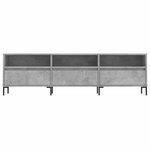 vidaXL Meuble TV gris béton 150x30x44 5 cm bois d'ingénierie