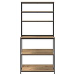 vidaXL Étagère de cuisine Chêne artisanal 80 x 40 x 168 cm