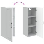 vidaXL Armoire Murale Blanc 33 x 34 5 x 90 cm Bois d'ingénierie