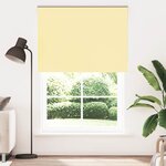 vidaXL Store enrouleur occultant jaune largeur du tissu 146 6 cm