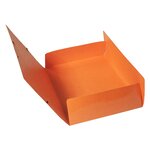 Chemise 3 rabats élastiques Max Capacité IDERAMA Carte pelliculée 425g Orange EXACOMPTA