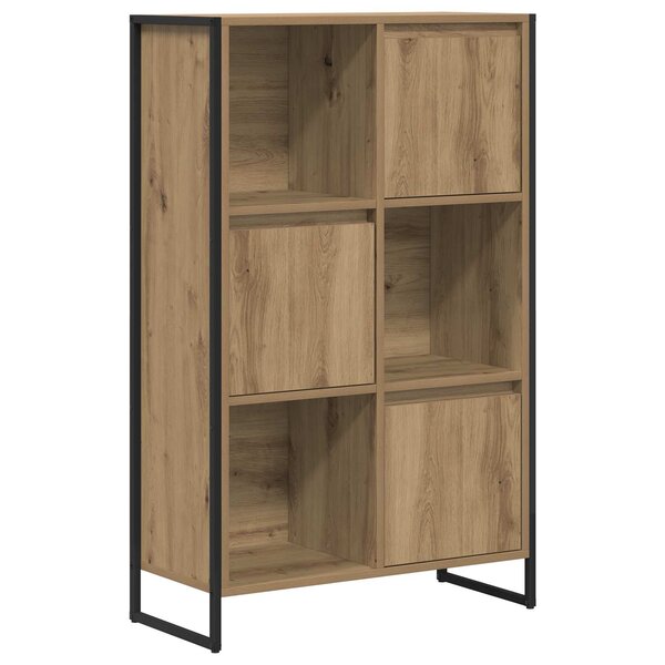 vidaXL Bibliothèque Chêne artisan 68 x 30 x 108.5 cm Bois d'ingénierie
