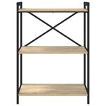 vidaXL Étagère Chêne Sonoma 60 x 30 x 85 cm Bois d'ingénierie