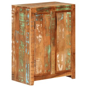 vidaXL Buffet 55x33x75 cm bois massif de récupération