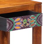 vidaXL Bureau avec tiroir Marron 100 x 50 x 75 cm Bois d'acacia massif