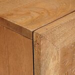 vidaXL Meuble TV Marron clair 105 x 33 x 46 cm bois de manguier massif