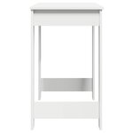 vidaXL Bureau blanc 100x45x75 cm bois d'ingénierie