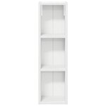 vidaXL Armoire murale de salle de bain Blanc 20 x 14 x 70 cm