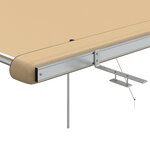 vidaXL Auvent de camping-car et caravane 3x3x2 15 m Beige