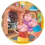 Djeco DJ07212 - Puzzle les 3 petits cochons 24 pièces