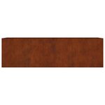 vidaXL Lit surélevé de jardin 280x80x80 cm acier corten