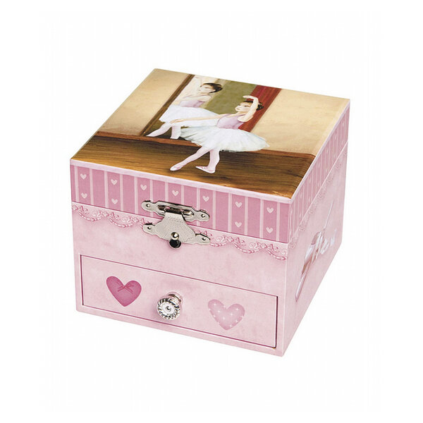Coffret Musique Cube Danseuse en Tutu - Rose - Figurine Ballerine