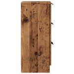 vidaXL Buffets 2 Pièces vieux bois 30x30x70 cm bois d'ingénierie