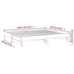 vidaXL Lit coulissant Noir 2x(80x200) cm Bois de pin massif