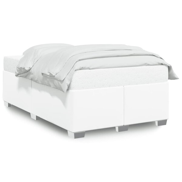 vidaXL Cadre de lit sans matelas blanc 120x200 cm similicuir