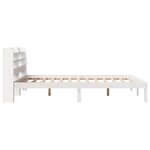 vidaXL Cadre de lit sans matelas blanc 150x200 cm bois de pin massif