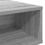 vidaXL Table basse Gris Sonoma 105 x 50 x 32 5 cm Bois d'ingénierie