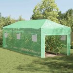vidaXL Serre avec toit Vert 290 x 870 x 315 cm Acier
