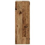 vidaXL Cabinet de Salle de Bain Mural Bois ancien 33 x 34 5 x 60 cm